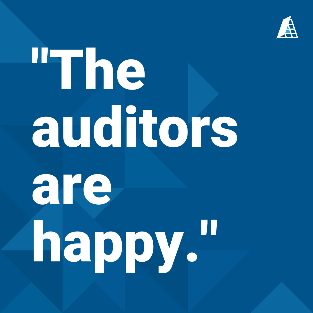 The Auditors are Happy